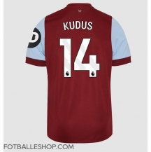 West Ham United Mohammed Kudus #14 Replika Hjemmedrakt 2023-24 Kortermet