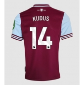 West Ham United Mohammed Kudus #14 Replika Hjemmedrakt 2024-25 Kortermet