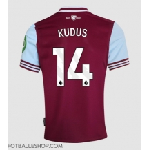 West Ham United Mohammed Kudus #14 Replika Hjemmedrakt 2024-25 Kortermet