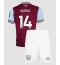 West Ham United Mohammed Kudus #14 Replika Hjemmedrakt Barn 2024-25 Kortermet (+ bukser)