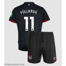 West Ham United Niclas Fullkrug #11 Replika Bortedrakt Barn 2024-25 Kortermet (+ bukser)