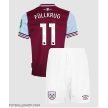 West Ham United Niclas Fullkrug #11 Replika Hjemmedrakt Barn 2024-25 Kortermet (+ bukser)