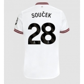 West Ham United Tomas Soucek #28 Replika Bortedrakt 2023-24 Kortermet