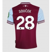 West Ham United Tomas Soucek #28 Replika Hjemmedrakt 2024-25 Kortermet