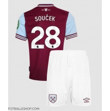 West Ham United Tomas Soucek #28 Replika Hjemmedrakt Barn 2024-25 Kortermet (+ bukser)