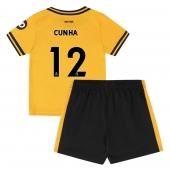 Wolves Matheus Cunha #12 Replika Hjemmedrakt Barn 2024-25 Kortermet (+ bukser)