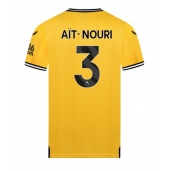 Wolves Rayan Ait-Nouri #3 Replika Hjemmedrakt 2023-24 Kortermet